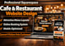 squarespace restaurant website cafe website menu booking website